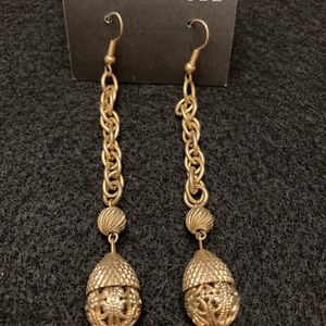 Vintage Filigree Chain Link Earrings